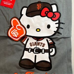 Hello Kitty San Francisco Giants Tee - Gray T-shirt